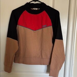 Colorblock Crewneck Sweater